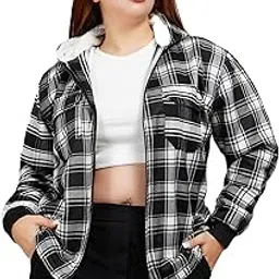 Check Jacket,Stylish Jacket For Women,Casual Jacket,Winter Jacket,Check Winter Jacket For Women, Plus Size Jacket,Full Sleeve Bomber Jacket,Light Weight Jacket,Jacket05.-picture-34