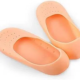 other Unisex Silicone Gel Heel Protective Socks, Brown, X-Large-picture-30