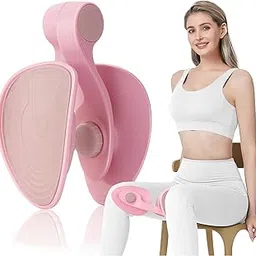 Hip Trainer Thigh Master Kegel Exercises Device for Women Men Arms Legs Buttocks Strength Training Clip Sculptor Machine Applicable for Yoga Floor Muscle and Inner Thigh Training - Pink Color-picture-32