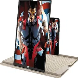 12’’Screen Magnifier For Smartphone, Mobile Phone 3D Magnifier Projector Screen For Movies, Videos, And Gaming,Portable Phone Stand With Screen Amplifier, Compatible With All Smartphones-picture-48