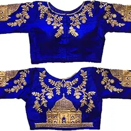 pujia mills Women Silk Half Sleeve Blouse-picture-16