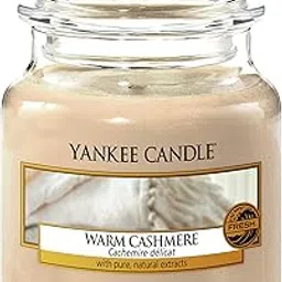 5.8 x 5.8 x 8.6 cm : Yankee Candle Warm Cashmere Jar Candle, Beige, 5.8 x 5.8 x 8.6 cm-picture-24