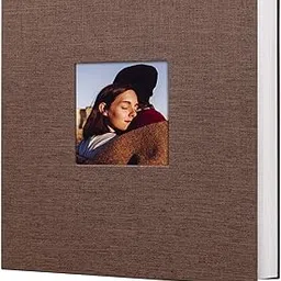 Amazon Brand – Umi Self Adhesive Photo Album Scrapbook Album 20 Sheets/40 Double Sided Pages DIY Photo Album For Family Portraits Wedding Anniversary Birthday Memory Book (Brown)-image-28