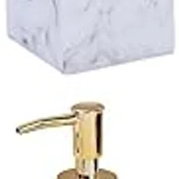 HEAVENGLOW 2X 250ML Resin Soap Dispensers Reusable for Tabletop Bathroom Shower Shampoo-picture-21