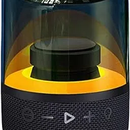 Portable Bluetooth Speakers, 3D Stereo Sound Wire less Speaker with Colorful Lights, 8W Iron Boron Strong Magnetic Speaker, USB Charging, for Home Outdoor Party Travel Black-picture-24