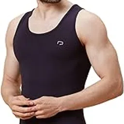 RFG Mens Bamboo Regular Fit Vest | Soft Strechable Round Neck Baniyan for Men | 2X Softer Than Cotton | Anti-Odour & Thermoregulating | Shape Retaining, Sustainable Innerwear | Banyan Sleeveless-image-79