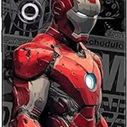 Mobotize Premium Vinyl Printed Mobile Back Skin Sticker Compatible for Oppo K12x (5G) with Easy and Self Installation Kit - (Super Hero - 20) image 1