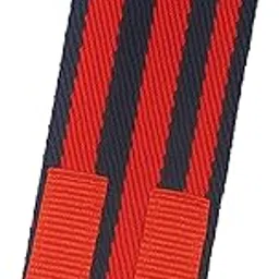 Red and Blue Striped Cotton Patti Horse Girth with Double Buckles, (4-Inche Wide) Double Strap Design-image-52