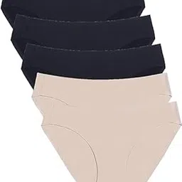 louryn koulyn Seamless Underwear for Women Bikini Panties No Show Underwear Pack of 5-picture-52