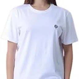 leafcare Do All Things with Love | Women's Solid 100% Cotton T-Shirt - Fit, Round Neck, Half Sleeve-picture-36