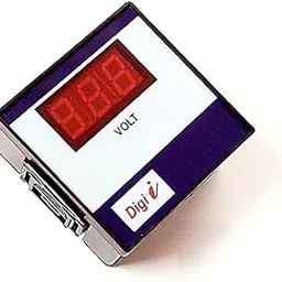 ERH India Digital Voltmeter (0-500v) 72mm Ac for Home, Monitor Panel Indicator, Stabilizer, Switch Board Digital Volt Meter Square Type-picture-15
