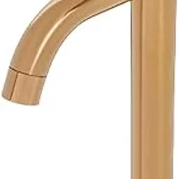 Alligator Prime Stainless Steel Rose Gold Mirror Finish Single Lever Tall Body Pillar Cock Tap for Wash Basin/Kitchen Sink (12 Inch)-picture-21