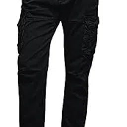 l'monte Imported Men's Regular Fit Casual Cotton Cargo Joggers - Versatile Track Pants with Multiple Pockets-picture-38