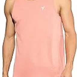 technosport Men's Scoop Neck Sleeveless Workout Sports Vest for Running, Sports & Gym-picture-27