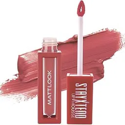MATT LOOK StayXtend Lip Mousse Smudge & Transfer proof, Long Lasting, Non-Sticky, Waterproof Liquid Lipstick for women, everyday use with Vitamin E, Peach Babe - 4ml (Pack of 1)-picture-40