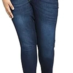 turning blue Slim Fit High Rise Plus Size Jeans for Women-picture-18