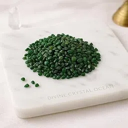 Green Jade Chips – Good Luck, Prosperity & Emotional Balance Crystal for Meditation, Heart Chakra, Crafts, Reiki & Décor | 100 Gram Polished Crystal Pack-picture-36