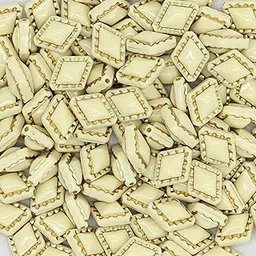 Satra Traders Rice Shape Gold Striped Spacer Beads | Size : 25mm | Qty : 100g | PB266-image-32