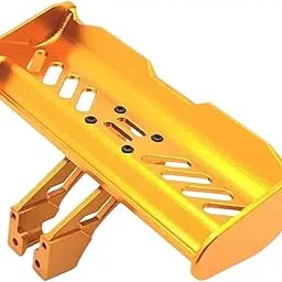Fashion My Day RC Tail Wing Sturdy Rear Spoiler Aluminum Tail Wing for 144016 124017 144010 Gold-image-80