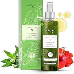 Mantra Herbal Bhringraj and Hibiscus Nourishing Ayurvedic Hair Oil 250ml-picture-36