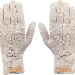 fabseasons Acrylic Woolen Winter Gloves for Women & Girls, fits everyone above 10 years-picture-20