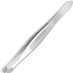 TWIREY Slant Tip Tweezer & Plucker for Upper Lip, Eyebrows & Blackhead- Set of 1-image-5