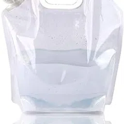 SUPANT 10 litres / 2.6 Gal Collapsible Water Jug Container, Freezable, BPA Free Plastic Water Carrier Tank, Outdoor Folding Water Bag for Sport Camping Riding Mountaineer, Food Grade image 1