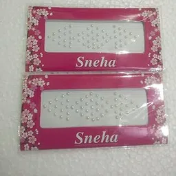 MADHAV ENTERPRISES white pearl bindi (pack of 2)-picture-13