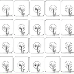 Premium Self Adhesive Wall Hook Sticker | Transparent Heavy Duty Hooks Without Drilling for Living Room, Bathroom, Pooja & Home Organizer (35)-picture-19