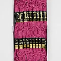Anchor Thread Stranded Cotton Skiens Cross/Long Stitched Embroidery Threads (Set of 25 Pieces). (Shade no. 65)-picture-16