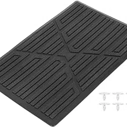 7D Car Mat Heal Pads for All Top-Notch PU Leatherette 7D Foot Mats, Waterproof & Washable Complete Set Black-picture-24