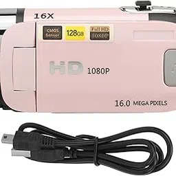 Multizenic D90 16MP Digital Camera, 1080P HD Video Recorder with 2.4" Rotating Screen, 16X Zoom, Fill Light, USB Connection for Baby Growth Recording, Travel and-image-32