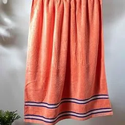 Nautica Super Soft Zero Twist 100% Cotton Towel -1pc Bath Towel (Vintage Crew Stripe) Solid-Coral-picture-38