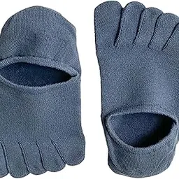 the style sutra Five Finger Socks Cotton Anti Slip Thin Cotton Socks for Running Sports Blue-picture-15