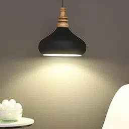 MONI Lights Celling Hanging Light for Room, Table, Holl, Garden House Decoration Pendants Light of Pattern Aluminium Black (Pack of 1) ML-056BLK-picture-21