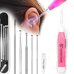 Alpenia LED Flashlight Earwax Removal Tool - Safe Earpick Cleaner for Kids & Adults | Ear Cleaning Kit With Light for Easy & Precise Wax Removal)-picture-10