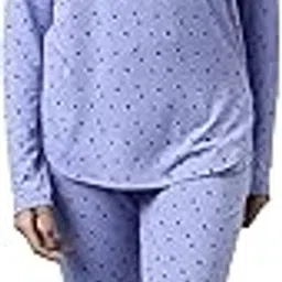 enamor Full Sleeve Scoop Neck Hip Length T-Shirt with Mid rise Drawstring Closure Relaxed Fit Lounge Jogger Set EC19-picture-47