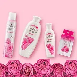 Enchanteur Romantic Range Gift Kit, 518ml (Combo of 4 + Travel Pouch)-image-11