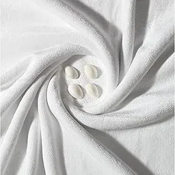 Microfiber Towels for Bath Large Size (400 GSM) | Bath Towel for Men & Women | Soft, Ultra Absorbent & Quick-Dry Towels for Bathing (White) - 70 x 140 cm-picture-22