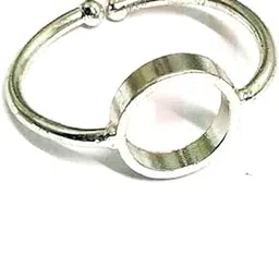 Excellentcrafts Collet Round Ring, Plain Bezel Cup Open Blank Setting for Making DIY Jewelry Supplies 10mm - Pack of 5 Pcs image 1