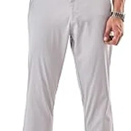 snitch Men Casual Trousers | Slim Fit Mid Rise Solid Design | Cotton Blend & Medium Stretch Fabric for Everyday Wear & Office Use-picture-20