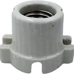 VENUS AQUA E27 Heat Resistant Ceramic Bulb Holder/Infrared Lamp Holder/IR Bulb Holder (Off-White) (Pack of 1)-picture-11