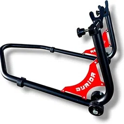 MOXZILLA Universal Paddock Stand Suitable for All The Bikes, Withstand Upto 250kg (Spool Type Black with red Logo)-picture-24