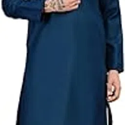 sanwara Men's Cotton Solid Regular Kurta Set-picture-16