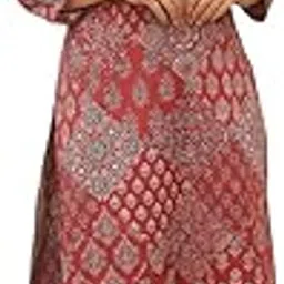 gosriki Women's Rayon Viscose Printed Straight Kurta with Palazzo-picture-16