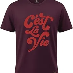 International Bhavah's CE'ST LE VIA Printed French T-Shirt-picture-50