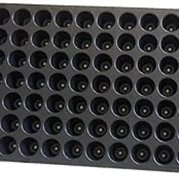 Jyothi Enterprises Seedling Tray for Plants, 98 Cells, Black Plastic,|Germination Tray| Reuseable Germination Pot for Seeding| Plant Growing Tray (Pack of 20)-picture-24
