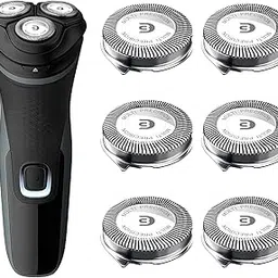 tuokiy SH30 Replacement Heads for Philips Electric Shaver Series 1000, 2000, 3000 and S738 Click and Style,9 Blades Precision Cutting System Easy Cut ComfortCut Shaving Heads SH30/52-image-11