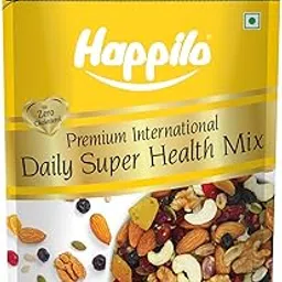 Happilo Premium International Daily Super Health Mix 160g | Premium SuperFood Mix of nuts, seeds, dry fruits & more | Perfect Party Mix Snack | Gluten-Free-picture-26