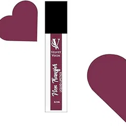 Velvet Vixen Non Transfer Liquid Lipstick Lilac Purple_13 | Soft Lilac Mauve Matte Lipstick | Smudge Proof Waterproof Long Lasting Lip Color | Lightweight & Kiss Proof | 3.2 ML-picture-11